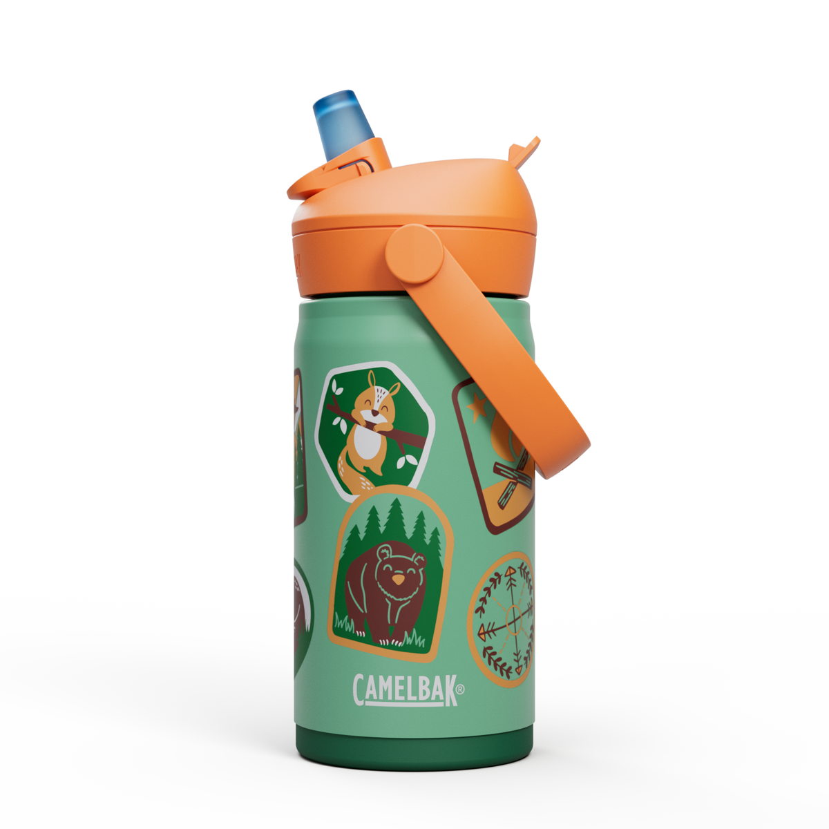 thrivetm-flip-straw-kids-12oz-bottle-insulated-stainless-steel-w6 nswfkxg1wq